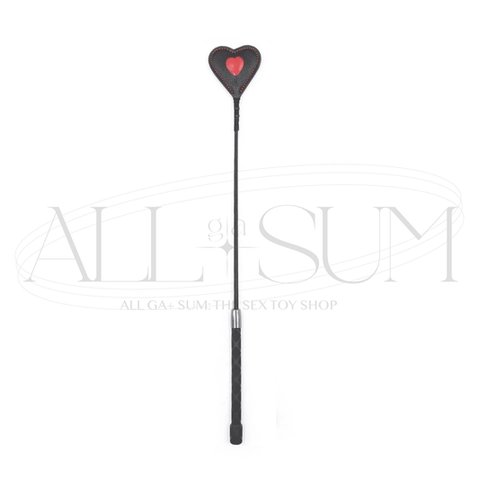 💖+ Hit Me Heart n' Soft BDSM Leather Whip +