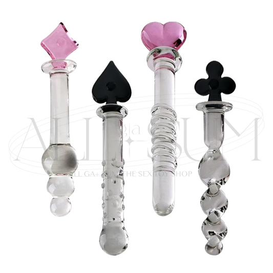 💖+ Guardians 4 Suits! Glass Anal Plug +