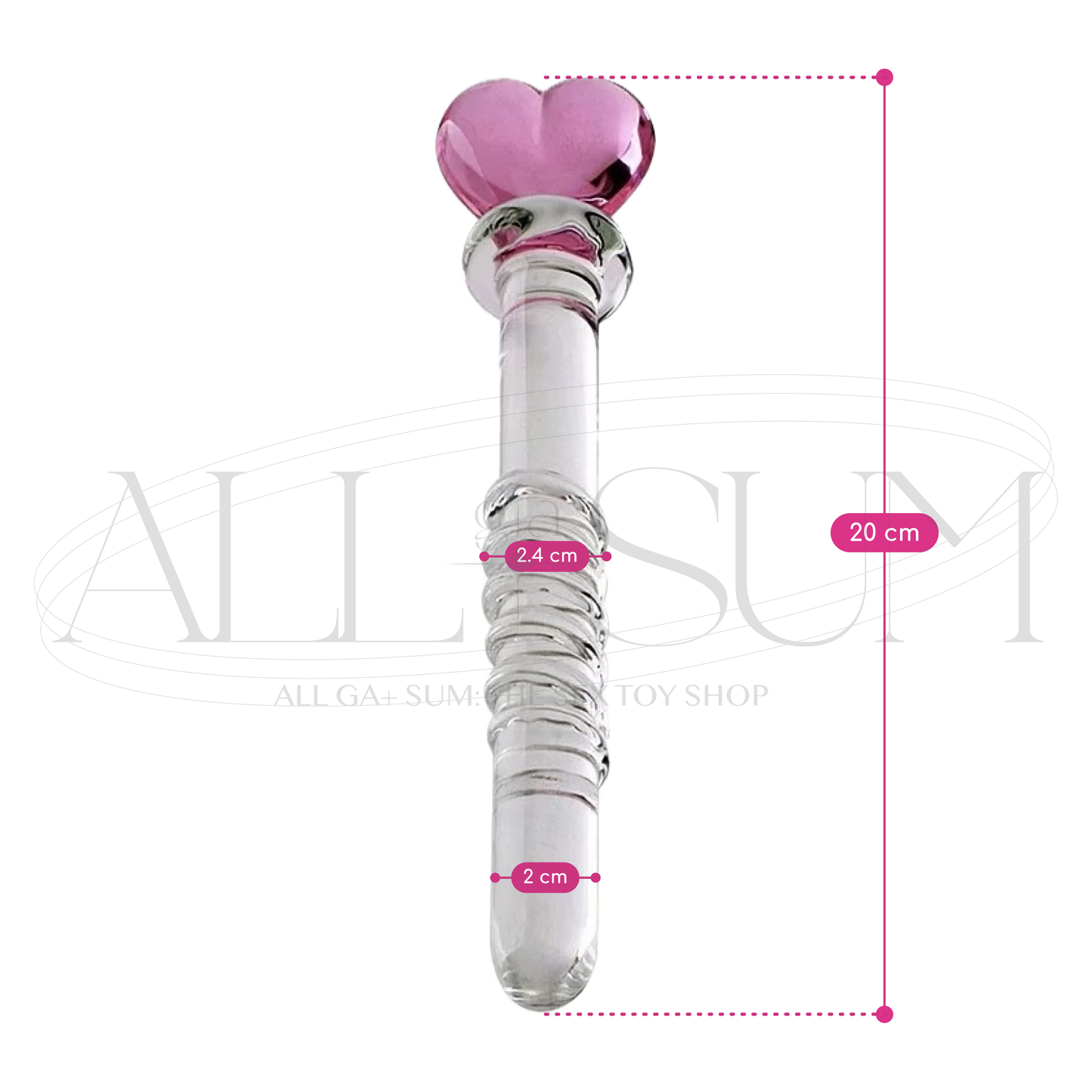 💖+ Guardians 4 Suits! Glass Anal Plug +