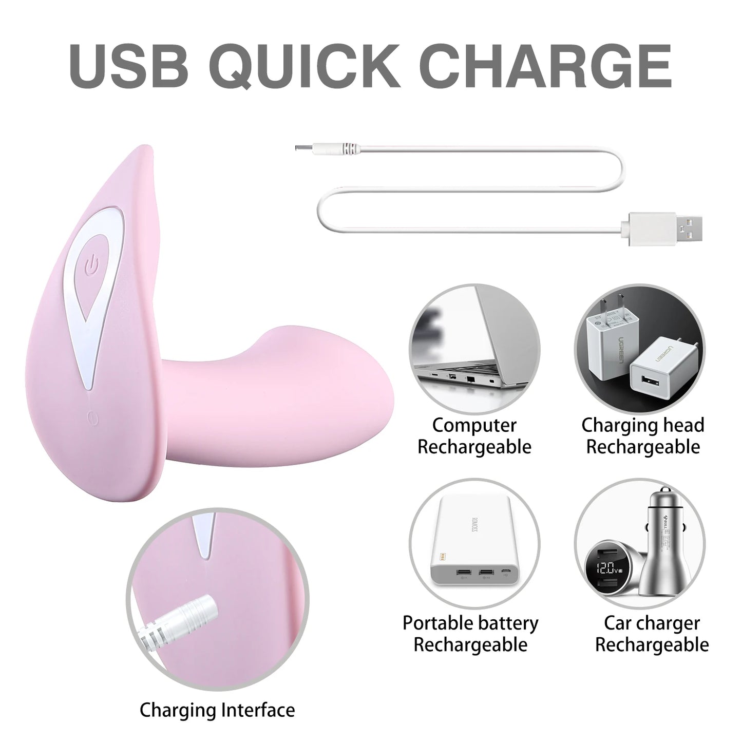 💖 + the LILY. Wearable Wireless Remote Control Vibrator for Women +